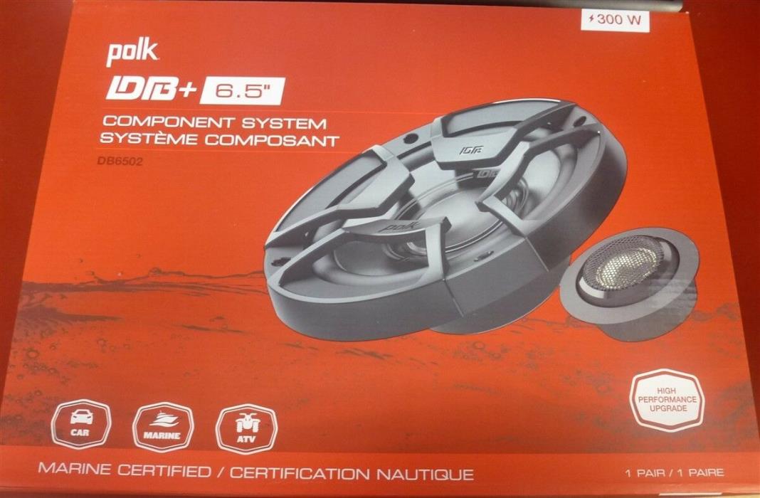 POLK DB6502 Component Speaker System 6.5