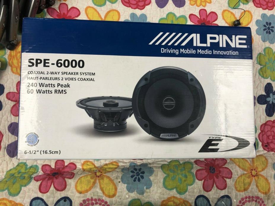Alpine SPE-6000 2-Way 6.5in. Car Speaker