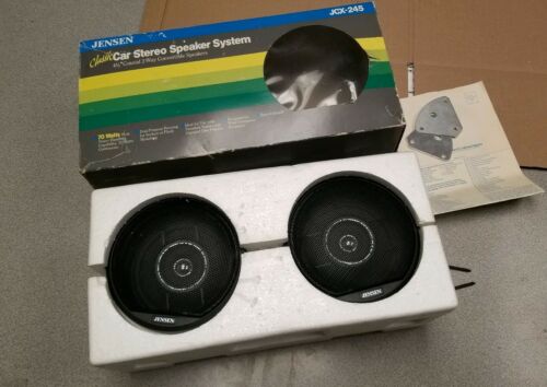 Vintage Jensen JCX-245 Car Stereo Speakers 4-1/2 Coaxial 2-way unused