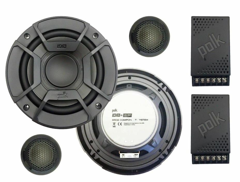 Polk Audio DB6502, DB+ 6.5'' Component Speakers Car / Marine / UTV / ATV Speaker