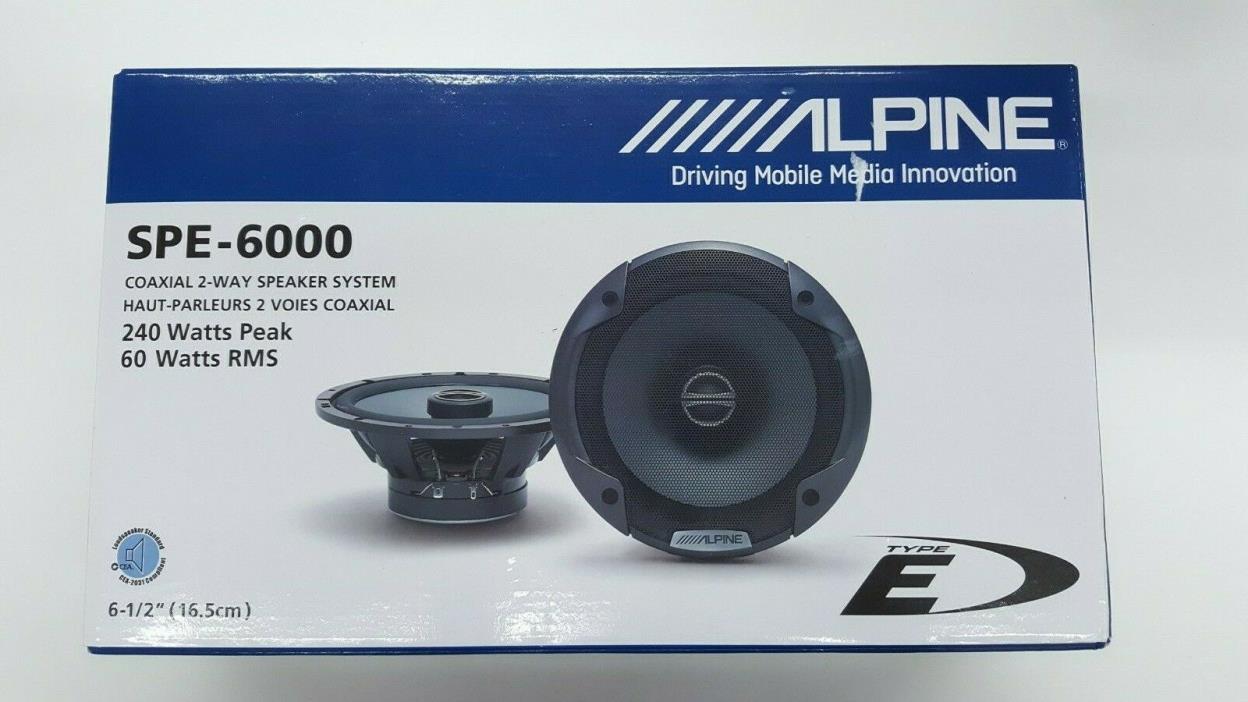 Alpine SPE-6000 6.5