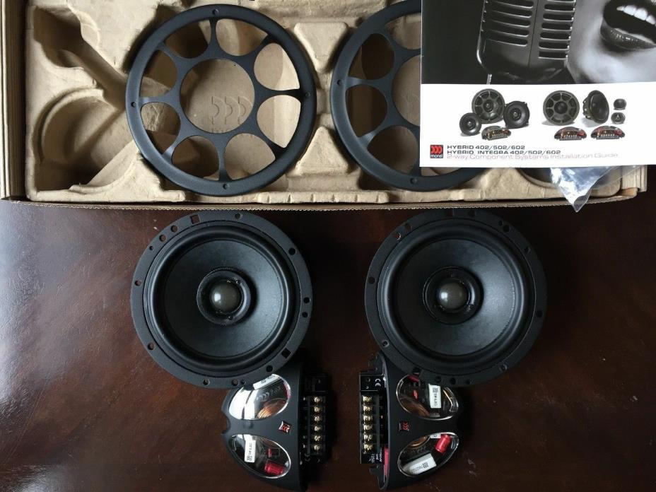 Morel Hybrid Integra 602 6.5 inch Coaxial 2-way car speakers with crossovers