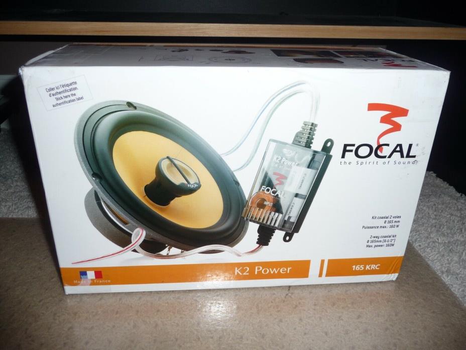 Focal K2 Power 165KRC 6.5” Coaxial Speaker System – New - $350 Free Ship