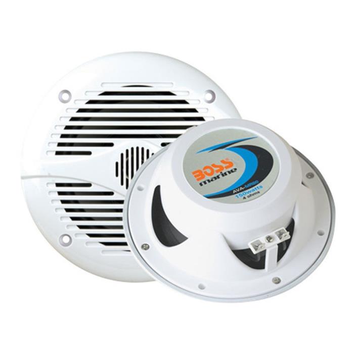 Boss MR50 150 Watt Marine Speaker - White