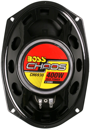 CH6930 Car Speakers - 400 Watts Of Power Per Pair And 200 Watts, Black/red