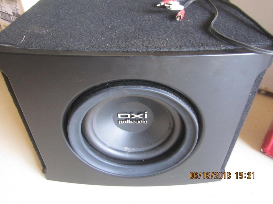 DXi Polk Audio DXI108 Enclosed  Subwoofer Speaker
