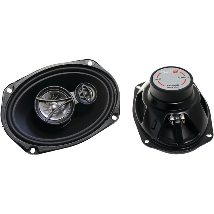 CERWIN-VEGA XED693 XED Coaxial Speakers (6 x 9 3 Way 350W max) - Free ship
