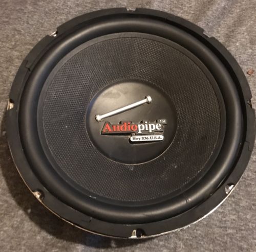 Audiopipe  TX-S12 750 Watt 12in. Chrome Car Subwoofer Speaker