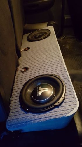 jl audio subwoofers and custom fiberglass box for chevrolet 1500