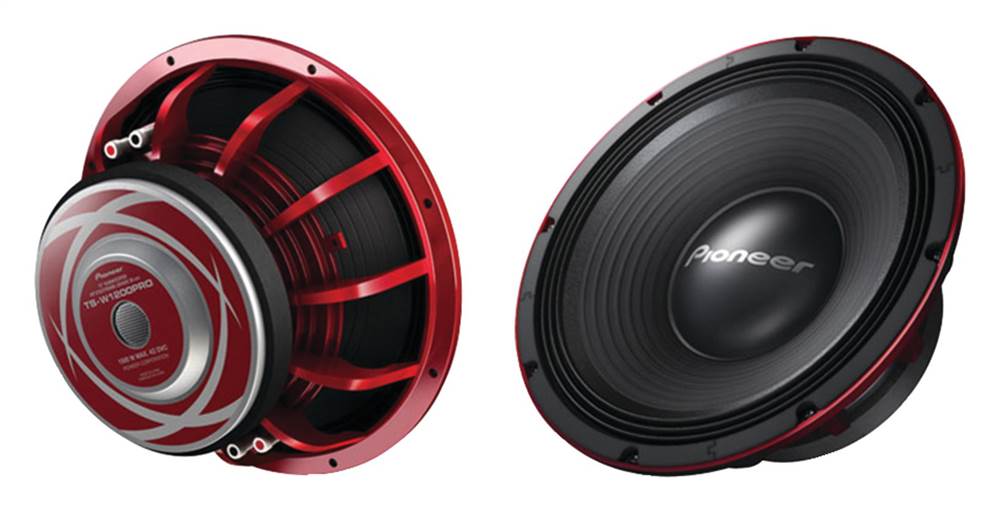 12 in. 1500W Subwoofer in Red [ID 3475591]