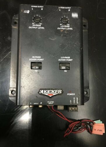 Kicker 03KX2 2-Way Active Electronic Crossover KX2 Used