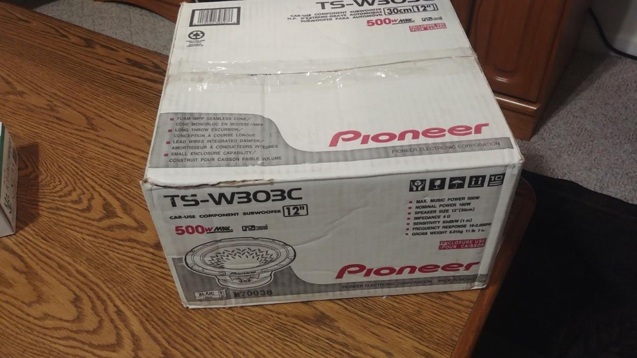NEW Pioneer TS-W303C 12