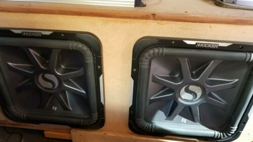 (2) Kicker Solo-Baric L7 S15L7 15 in Car Subwoofer dual 4-ohm