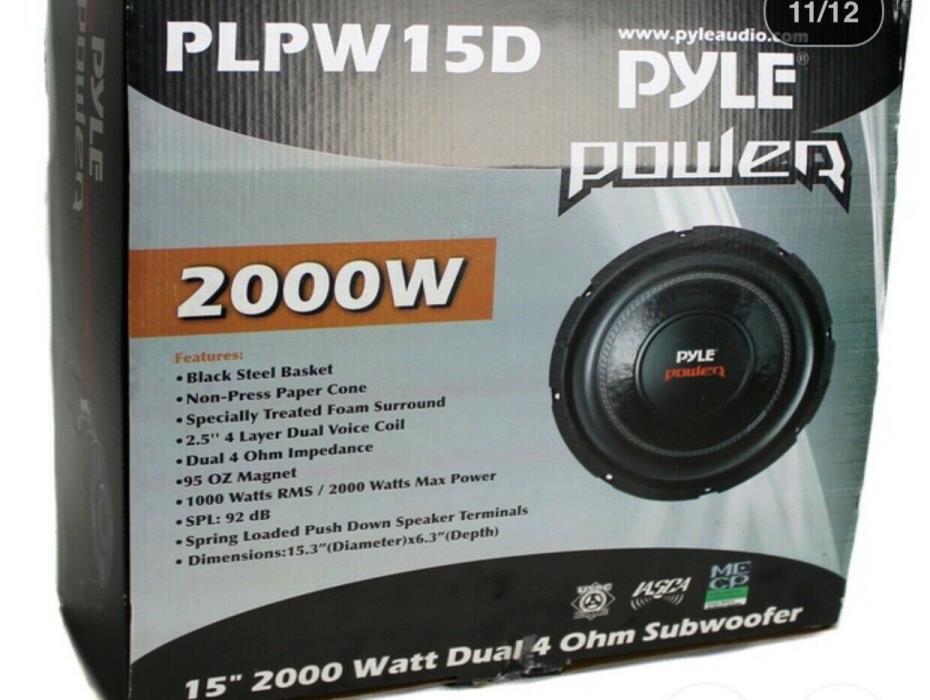 Pyle PPA15 15in. Car Subwoofer