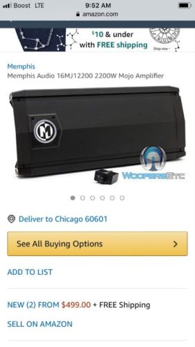 (4) Memphis Sub And Amp Package Deal