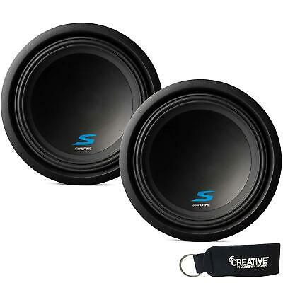 Alpine Subwoofer Package - Two S-W12D4 S-Series 12