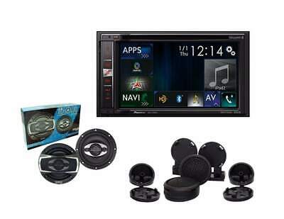 Pioneer AVIC-5200NEX with Absolute TW800 tweeter and SP654 6.5