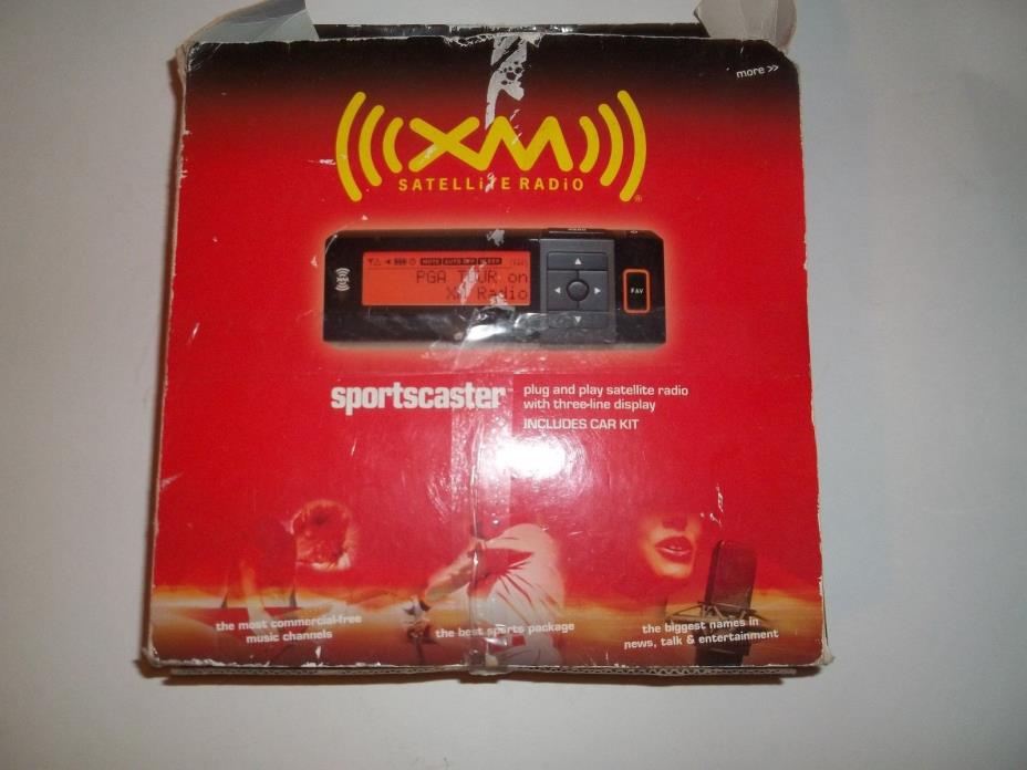 XM Satellite Radio Sportscaster Model RVK101A