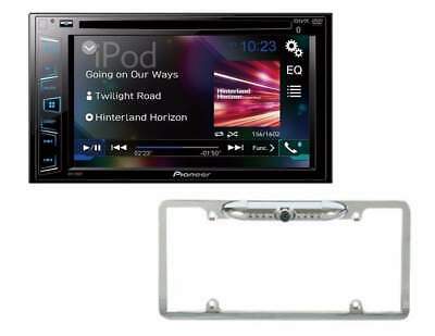 Pioneer DVD player AVH-290BT with Absolute Cam-1000 Silver back up camera