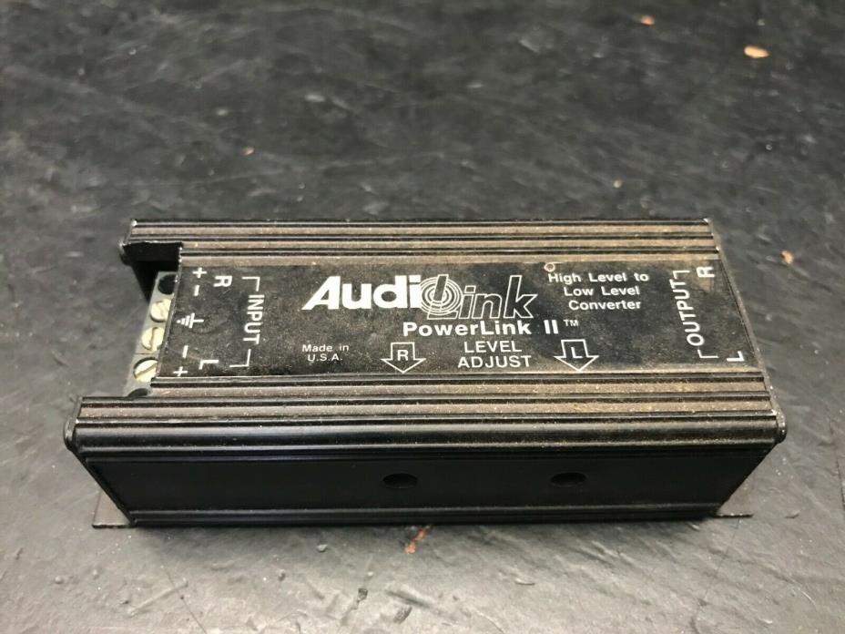 Audi Link PowerLink II Speaker Output To Line Level RCA Converter #53
