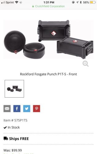 rockford fosgate punch tweeters