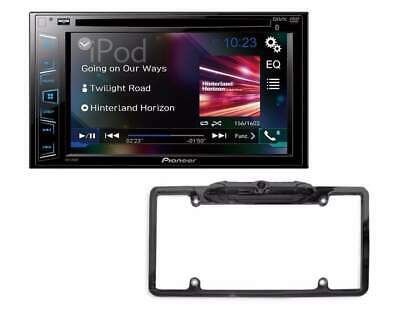 Pioneer DVD player AVH-290BT with Absolute Cam-1000 Black back up camera