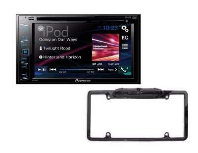 Pioneer AVH-280BT with Absolute Cam-1000 Black back up camera