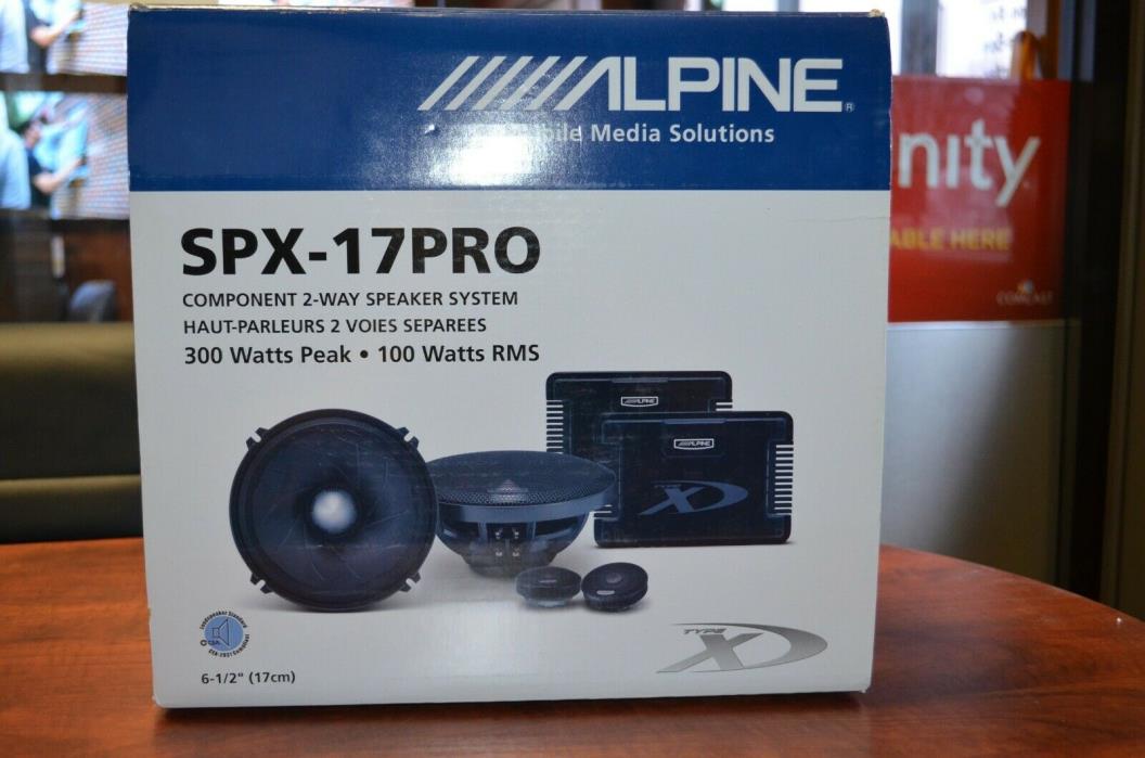 Alpine SPX-17PRO (Open Box)