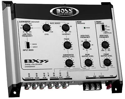 BOSS Audio BX35 3 way Pre-Amp Car Electronic Crossover