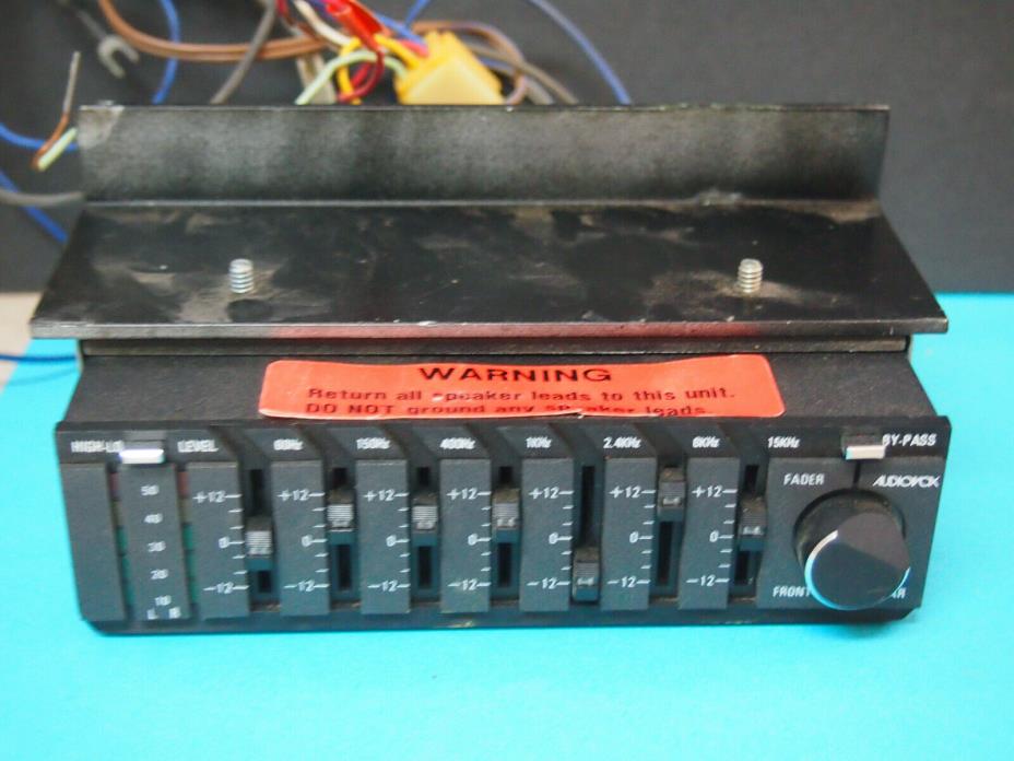 1986 Audiovox AMP-785 Equalizer Booster (7 Band, Amplifier, Fader)