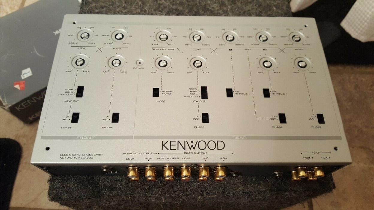 Kenwood kec-302 old school crossover rare hard to find NEW