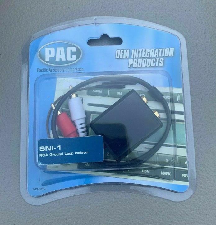 PAC SNI-1 RCA Ground Loop Isolator & Noise Filter Adapter to Reduce Engine Noise