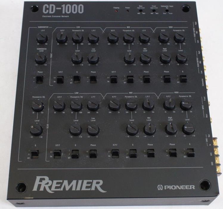 Pioneer Premier CD-1000 Electronic Crossover Network - Made in Japan