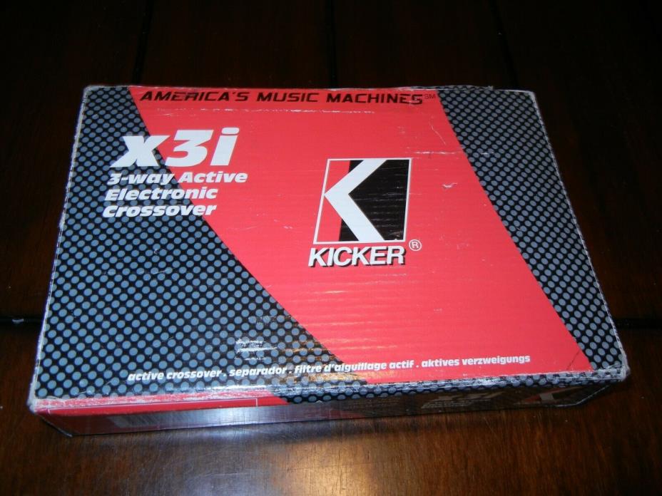 Kicker impluse x3i 3 Way Active Electronic Crossover -Untested in original box