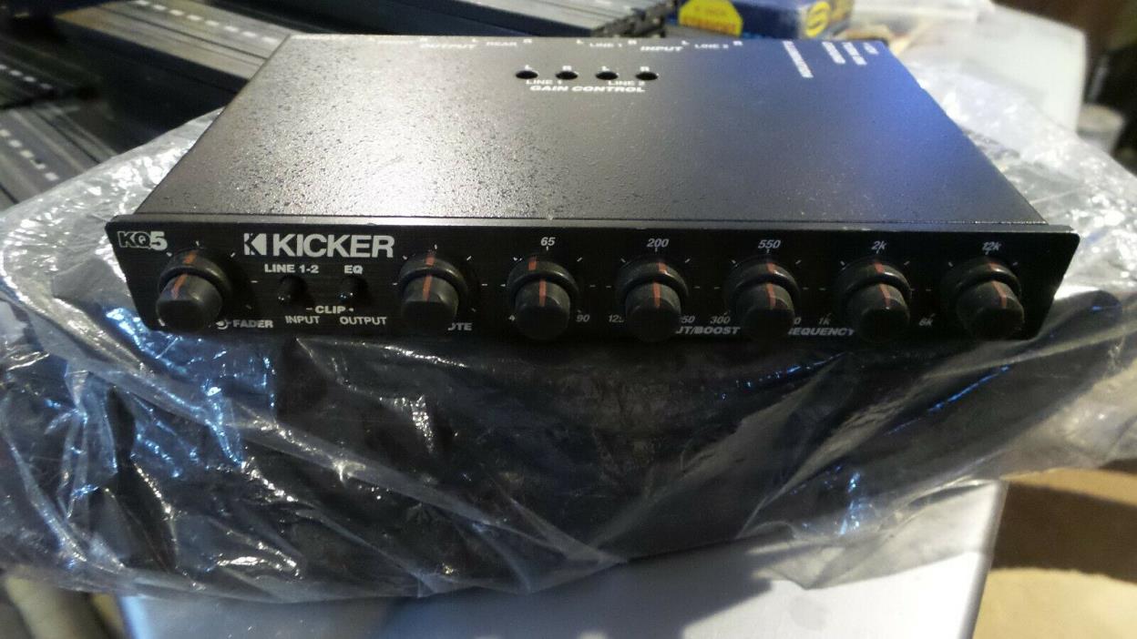 Kicker KQ5 Car 5-Band Parametric EQ