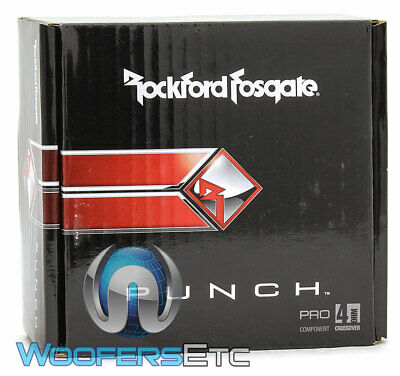 ROCKFORD FOSGATE PP4-X CROSSOVER FOR PUNCH PRO MIDRANGE DRIVERS & TWEETERS NEW