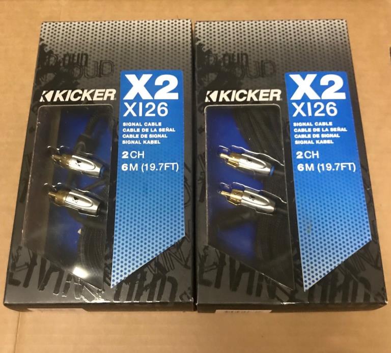 KICKER  X2 X126 SIGNAL CABLE