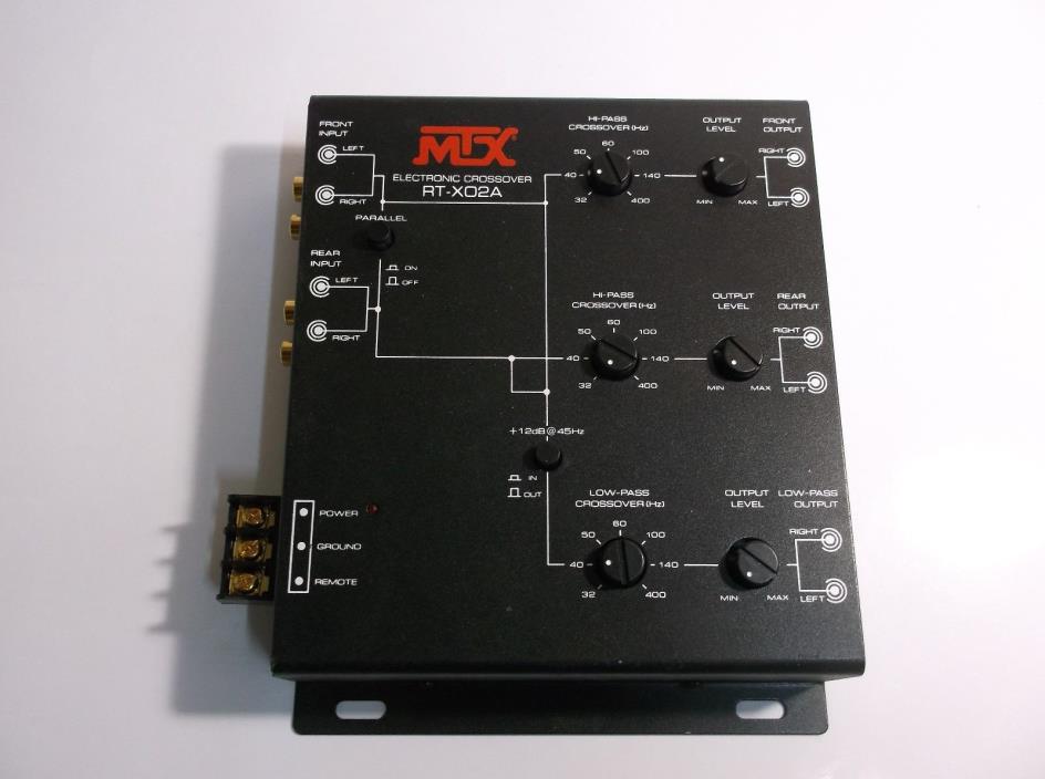 D1    MTX Electronic Crossover RT-X02A system