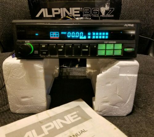 Alpine dsp 3617 digital field processor oldschool vintage with original box and
