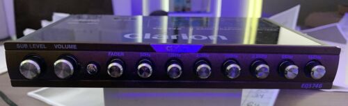 Clarion EQS746 1/2 DIN Graphic Equalizer with Built-in Crossover