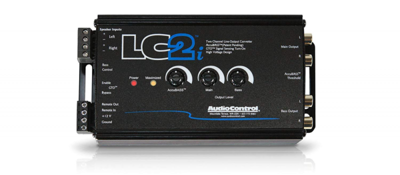 AudioControl LC2i 2 Channel Line Out Converter Wwith AccuBASS and Subwoofer Cont