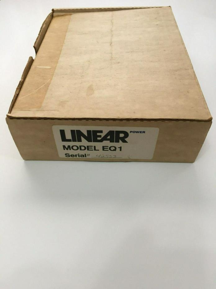 Old School Rare Linear Power EQ1 new in box