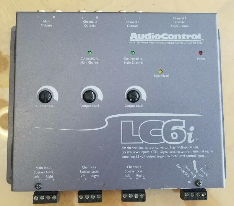 AudioControl LC6I 6 Channel Line Output Converter USED