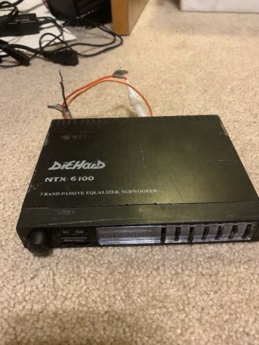 vintage Die hard NTX 6100 7 band car equalizer Subwoofer