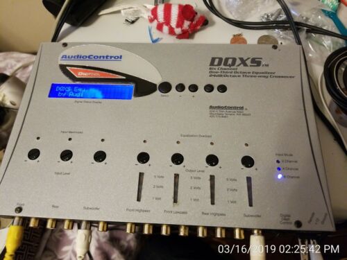 Audio Control DQXS Crossover-Equalizer, 6 Channel 24db 1/3 Octave