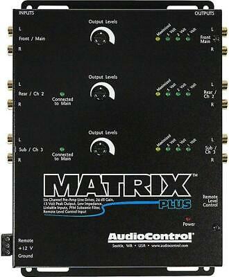 AudioControl MATRIX PLUS - Black 6-Channel Line Driver