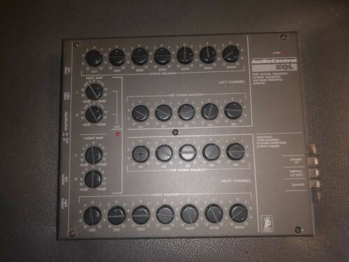 Old School Usa Made Audiocontrol EQL Octave Equalizer And Level Matching Preamp