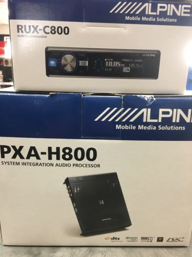 PKG ALPINE PXA-H800 IMPRINT AUDIO PROCESSOR + ALPINE RUX-C800 IN-DASH CONTROLLER