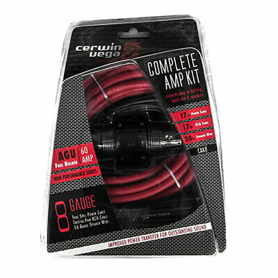NEW Cerwin Vega 8ga complete amp kits CAK8