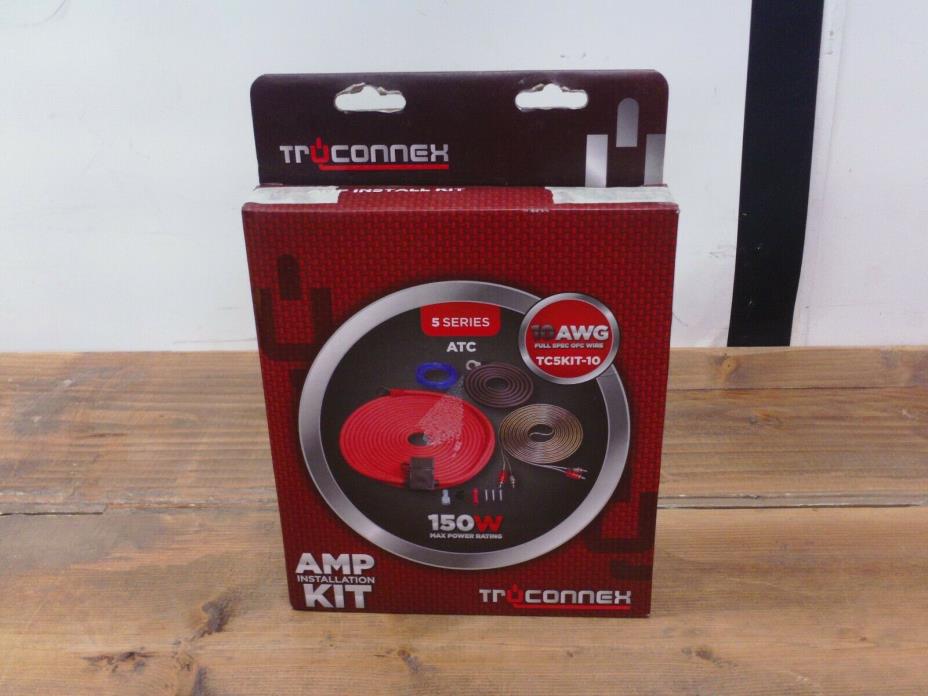 New Truconnex TC5KIT-10 OFC Amp Install Kit 5 Series 150W 10 AWG